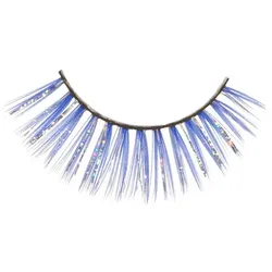 Wimpern "Lametta", blau