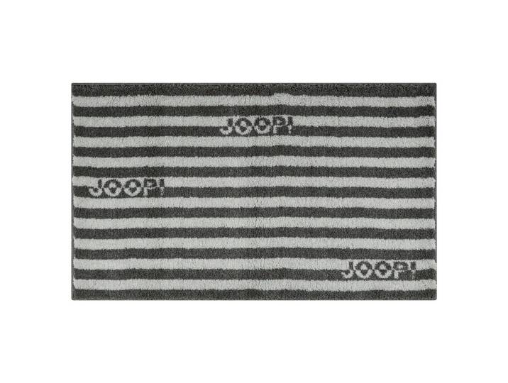 Joop! Badteppich Split, Grau, Streifen, rechteckig, 70x120 cm, Heimtextilien, Badtextilien, Badematten