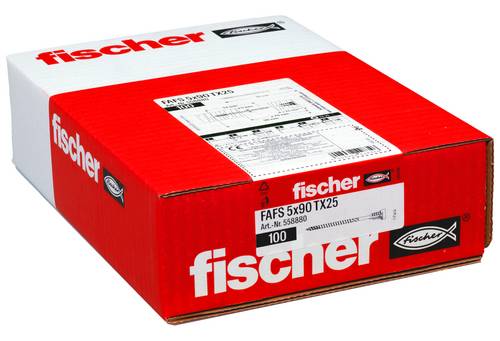 Fischer 558880 FAFS Justierschraube 5mm 90mm T-Profil Stahl 100St.