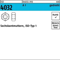 Sechskantmutter ISO 4032 M2 A 1 100 Stück
