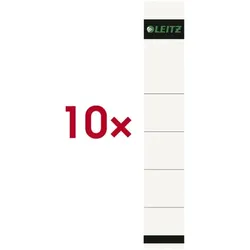 Leitz Ordner-Rückenschilder zum Einstecken »1608« grau, 5 cm