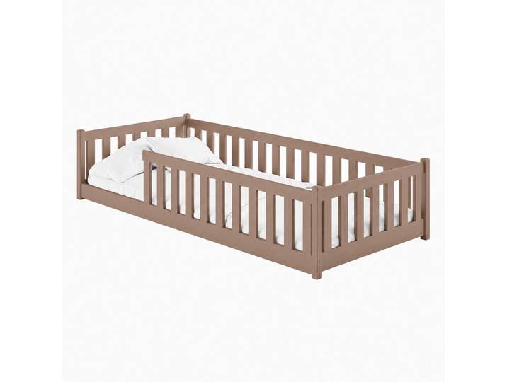 Kids Collective Bodenbett 90x190 cm in Milchschokolade, Hellbraun, Holz, 90x190 cm, Babymöbel & Kindermöbel, Kinderzimmer & Jugendzimmer, Kinderbetten