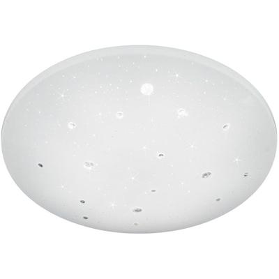 REALITY LEUCHTEN LED Deckenleuchte "Achat", weiß, 1, 1 Stk., Leuchten, Switch Dimmer,Starlight-Effekt, LED Deckenleuchte