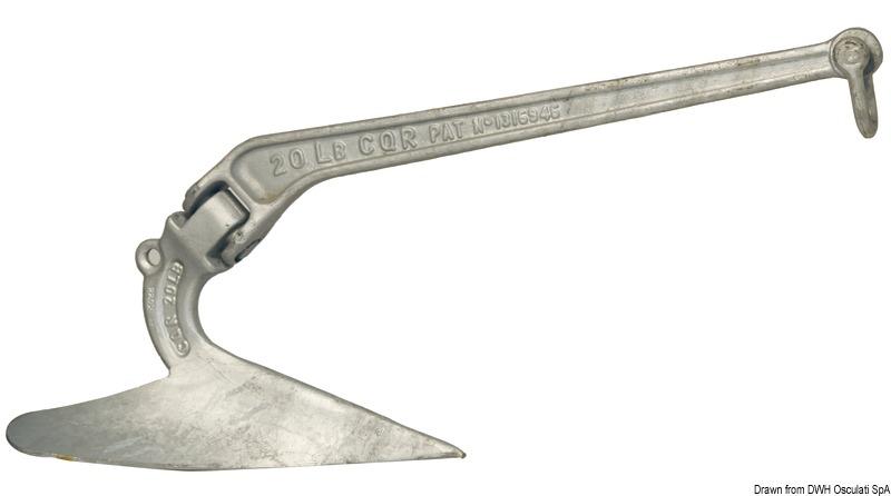 LEWMAR CQR verzinkter Stahlanker 16 kg - Osculati 01.147.16