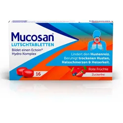Mucosan Lutschtabletten Rote Früchte 16 St