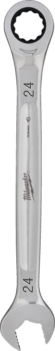 Milwaukee Maxbite Ratcheting Metric Combination Spanner - 24 mm (24 mm) (36148596)