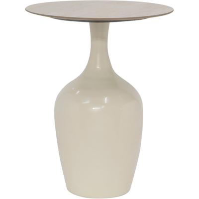 Beistelltisch MIRRORS AND MORE "ALTAN", cremeweiß, B:40cm H:51cm, Tische, Beistelltisch