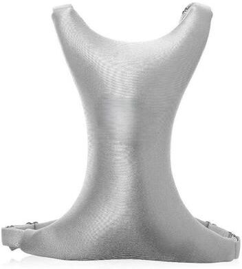 Youfap Market Soft Cushion For Side Sleepers, Women's Breast Support Pillow, Chest Wrinkle Prevention Aid silver