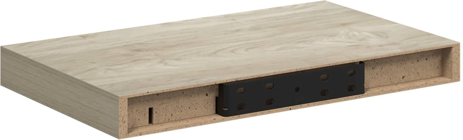 vidaXL Étagère murale flottante chêne 40x23,5x3,8 cm MDF