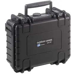 B&W Case Type 500 schwarz mit Schaumstoffeinsatz