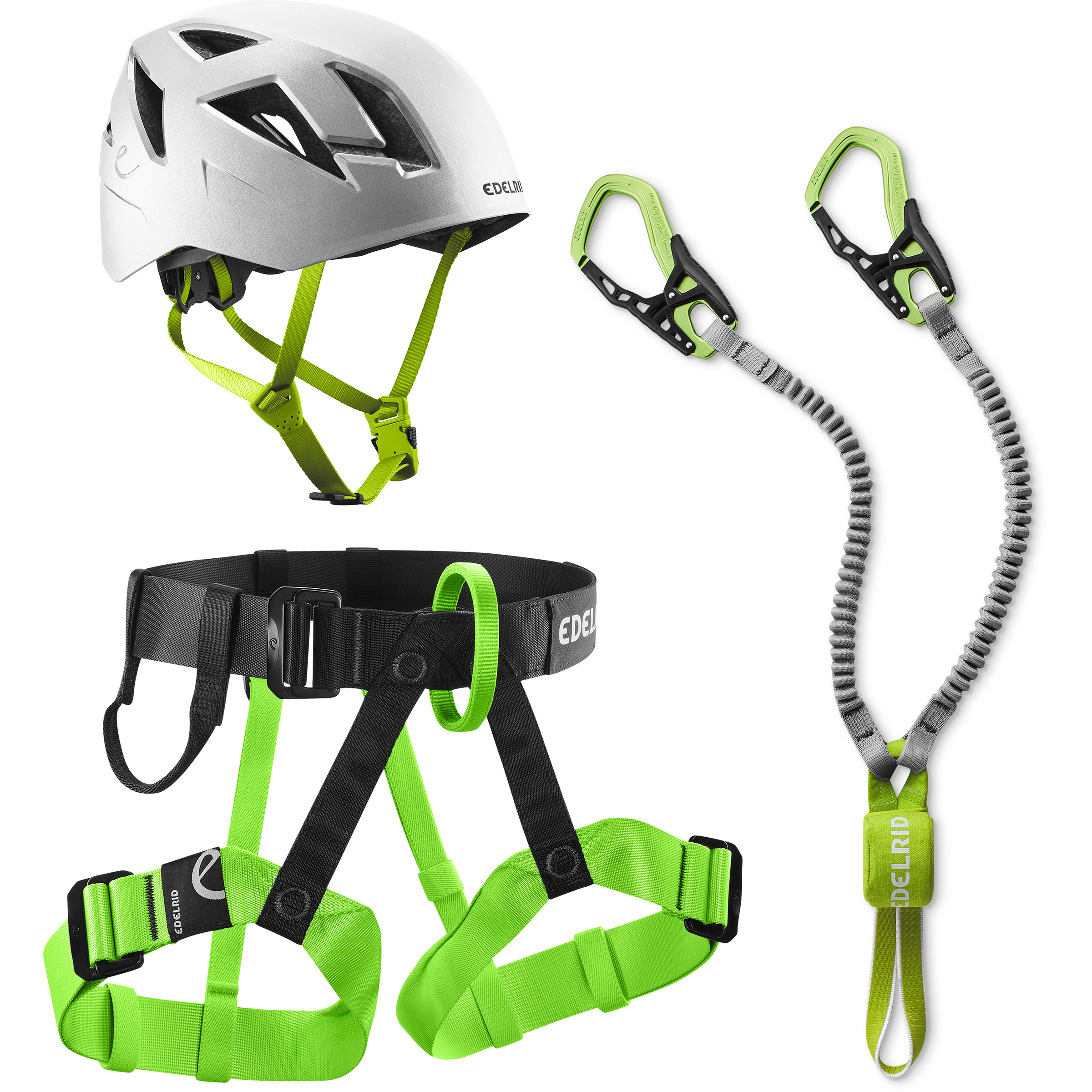 Edelrid Joker IV Klettersteig-Komplettset schwarz Größe 45-115cm Klettersteig