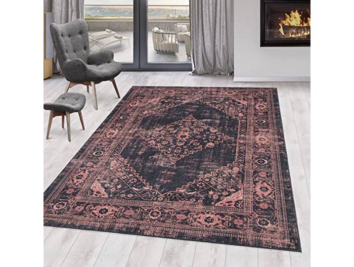 Fiesta anti-rutsch teppich flachgewebt rechteckig 160x230cm rot 4301