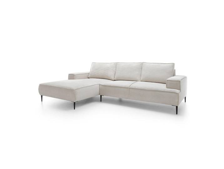 Furnlux Ecksofa Olmo Beige 275x173x83 cm, 275x173 cm, Wohnzimmer, Sofas & Couches, Wohnlandschaften, Ecksofas