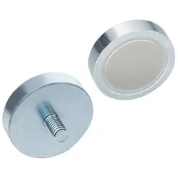 Ganter, Magnet, Haltemagnet GN 50.3 d1 32 ± 0,1 mm d2 M 6 mm Neodym, Eisen, Bor ND (10x)