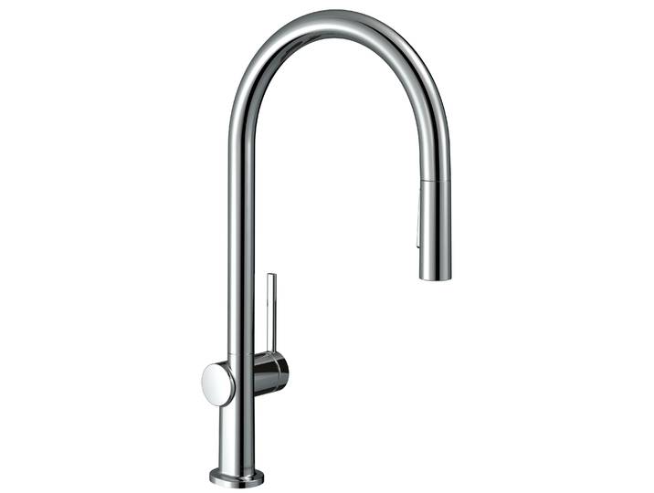 HANSGROHE Mitigeur de cuisine 210 avec douchette extractible 2 jets chromé Talis M54
