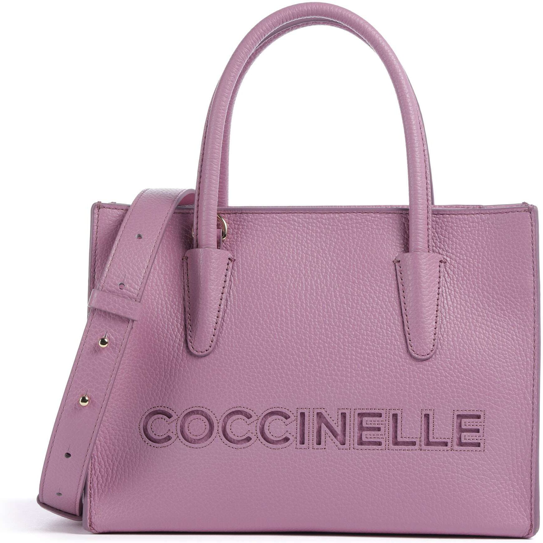 Coccinelle Myrtha Handtasche aus Leder, lila
