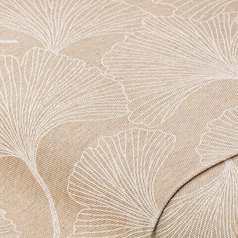 Baumwoll-Canvas "Ginkgo", natur-color