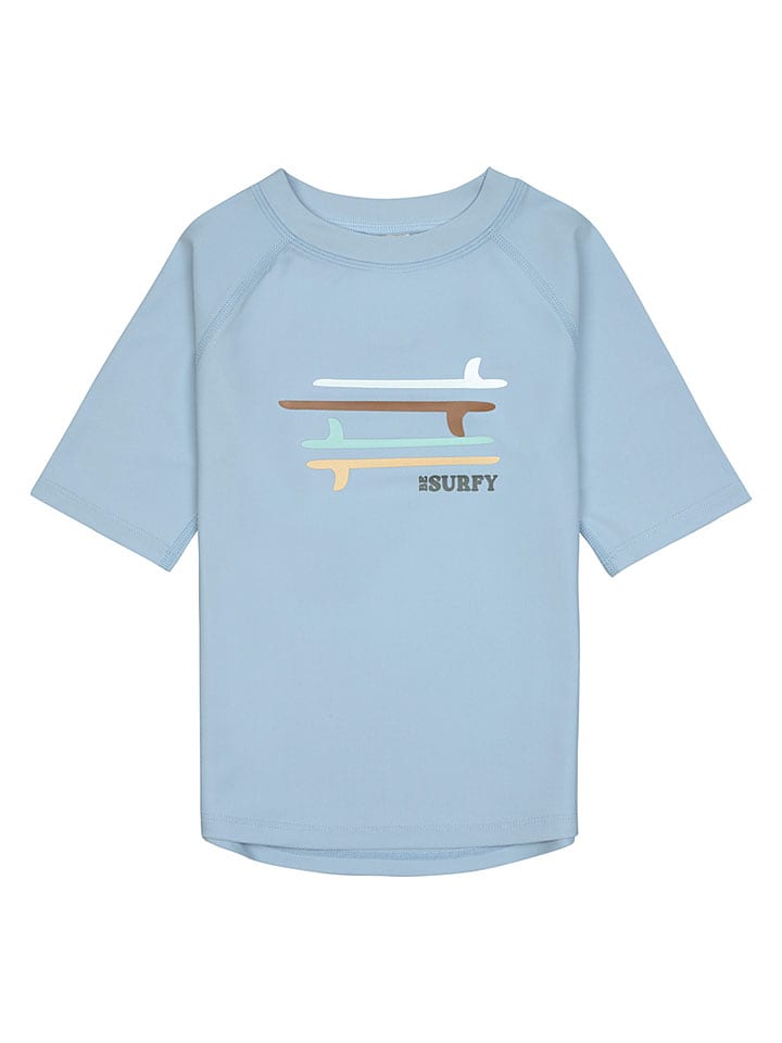 Lässig Badeshirt in Hellblau - 86