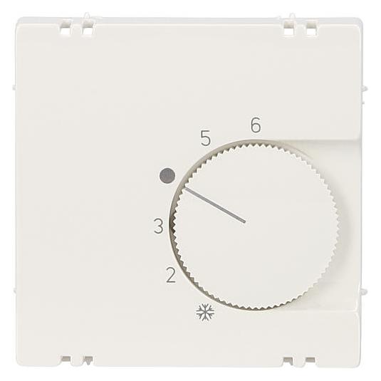 EGB JZ001110 Abdeck.f.Temperaturregler 55x55 weiss gl (115435)