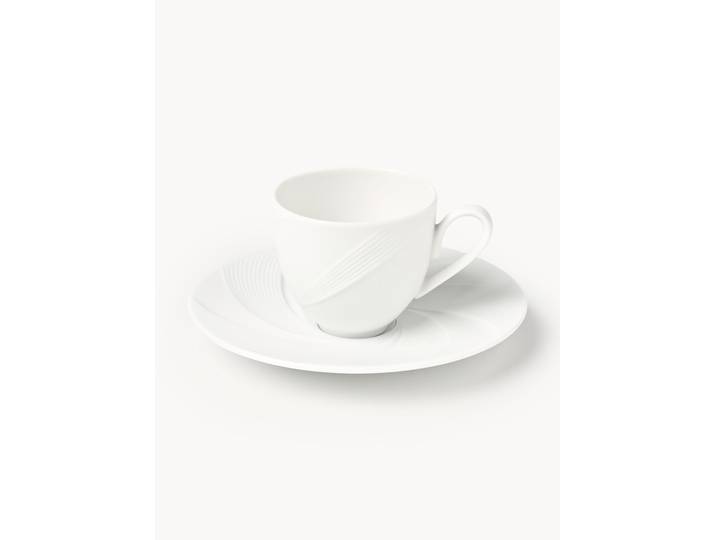 Tasses à expresso avec sous-tasses Adonis, 4 pièces