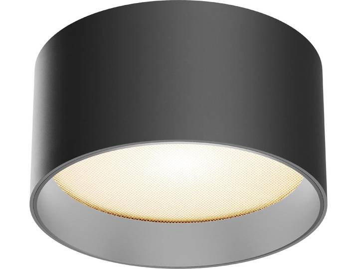 Spot de plafond noir rond Ø14cm LED 15W Vega Maytoni