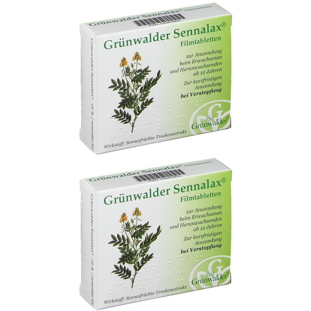 Grünwalder Sennalax Filmtabletten 2x 2x30 St