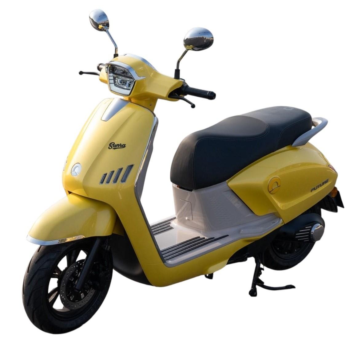 E-Roller FUTURE-S, 80 km/h, herausnehmbarer Li-Akku 72V/50Ah, 4000 Watt, E-Roller