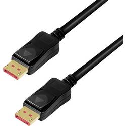 LogiLink DisplayPort AV Anschlusskabel [1x DisplayPort - 1x DisplayPort] 10 m Schwarz CDV0100