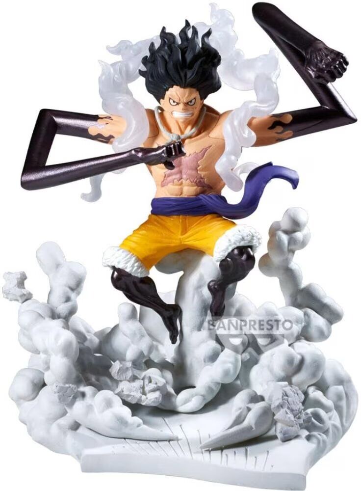 Banpresto Figura One Piece Senkozekkei - Monkey D Luffy Gear 4 Talla Única Unisex