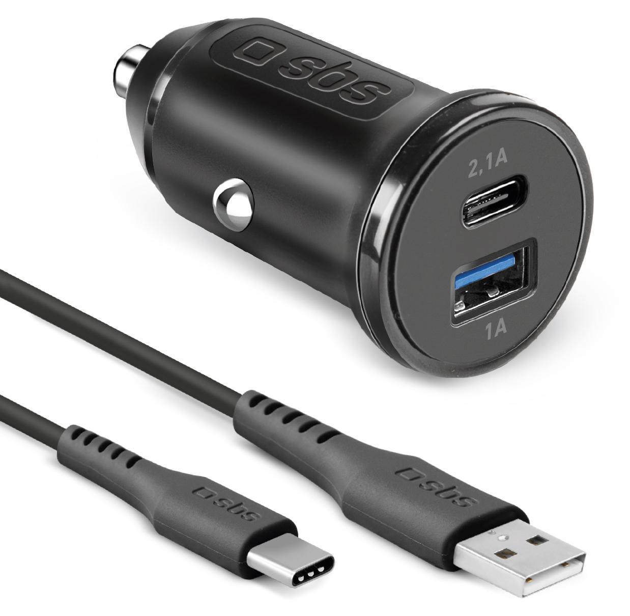 SBS Autolaadset USB Type-C