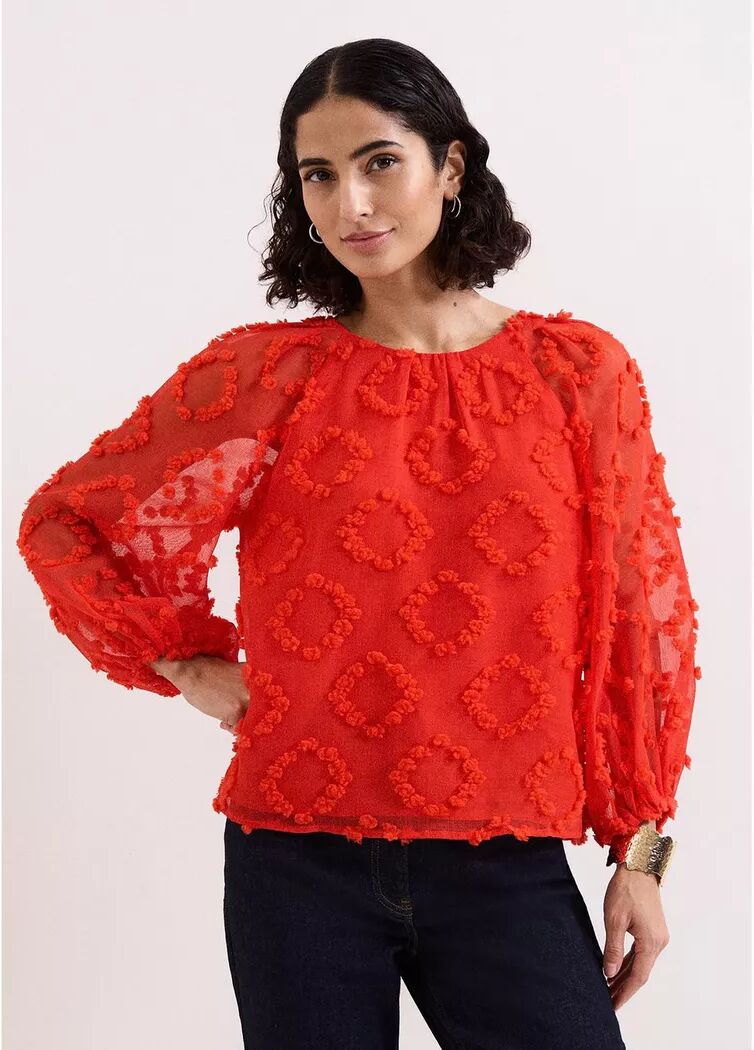 Phase Eight - Bluse, für Damen, Rot, Größe 42