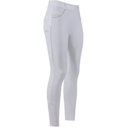 Euro-Star Damen Turnier Reitleggings ESMaxi FullGrip white, Größe: 38