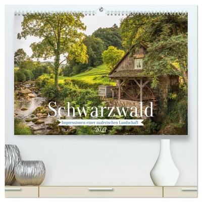 Schwarzwald (hochwertiger Premium Wandkalender 2027 DIN A2 quer), Kunstdruck in Hochglanz