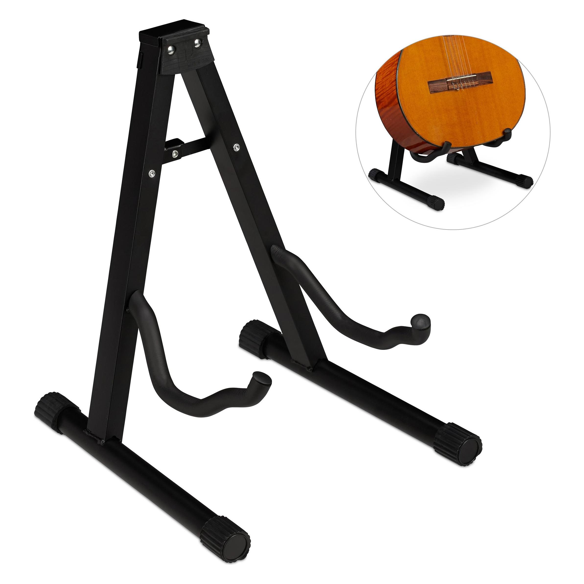 Relaxdays Gitarrenständer (E-Bass, E-Gitarre, Gitarre) (4052025276522)