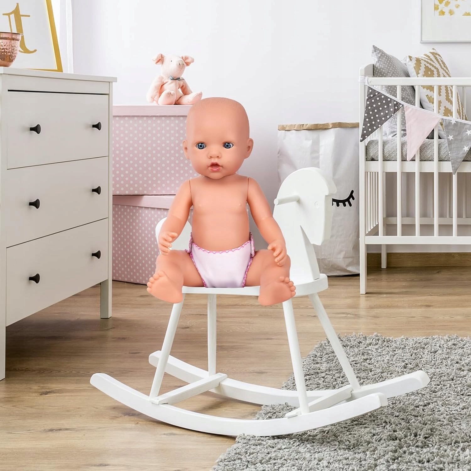 Merkloze Poppenluiers Set van 4 - Zachte, Verstelbare Accessoires