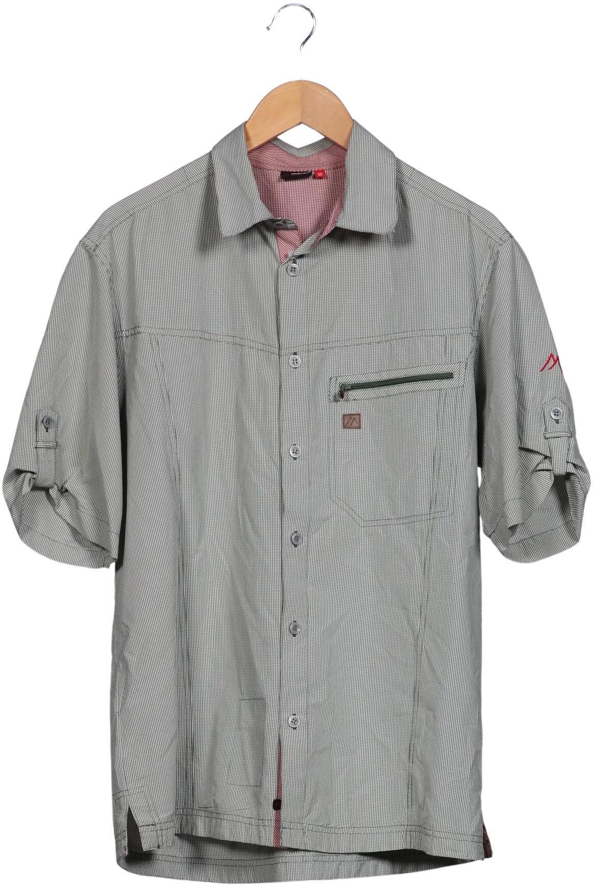 Maier Sports Herren Hemd, Grau, Gr. 52, Synthetik / Baumwolle - Second Hand