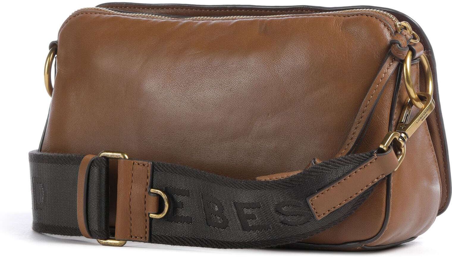 Liebeskind Clarice Sheep Natural Umhängetasche aus Leder, braun