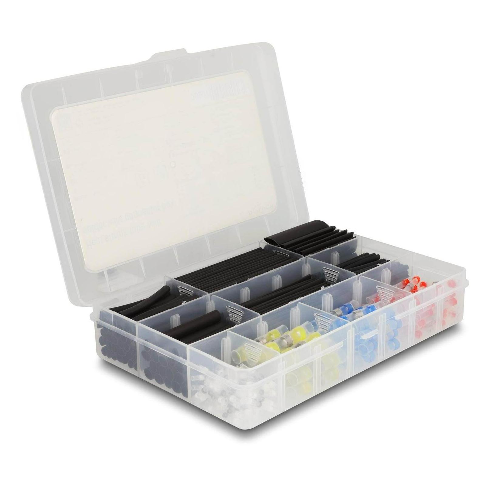 Delock Schrumpfschlauch mit Lötdrahtverbinder Sortimentsbox 308-teilig (308x) (20907)