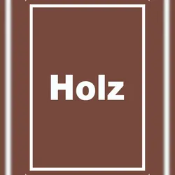 HB-Druck Holz Mülltrennung Aufkleber mit Text A3 (297x420mm)