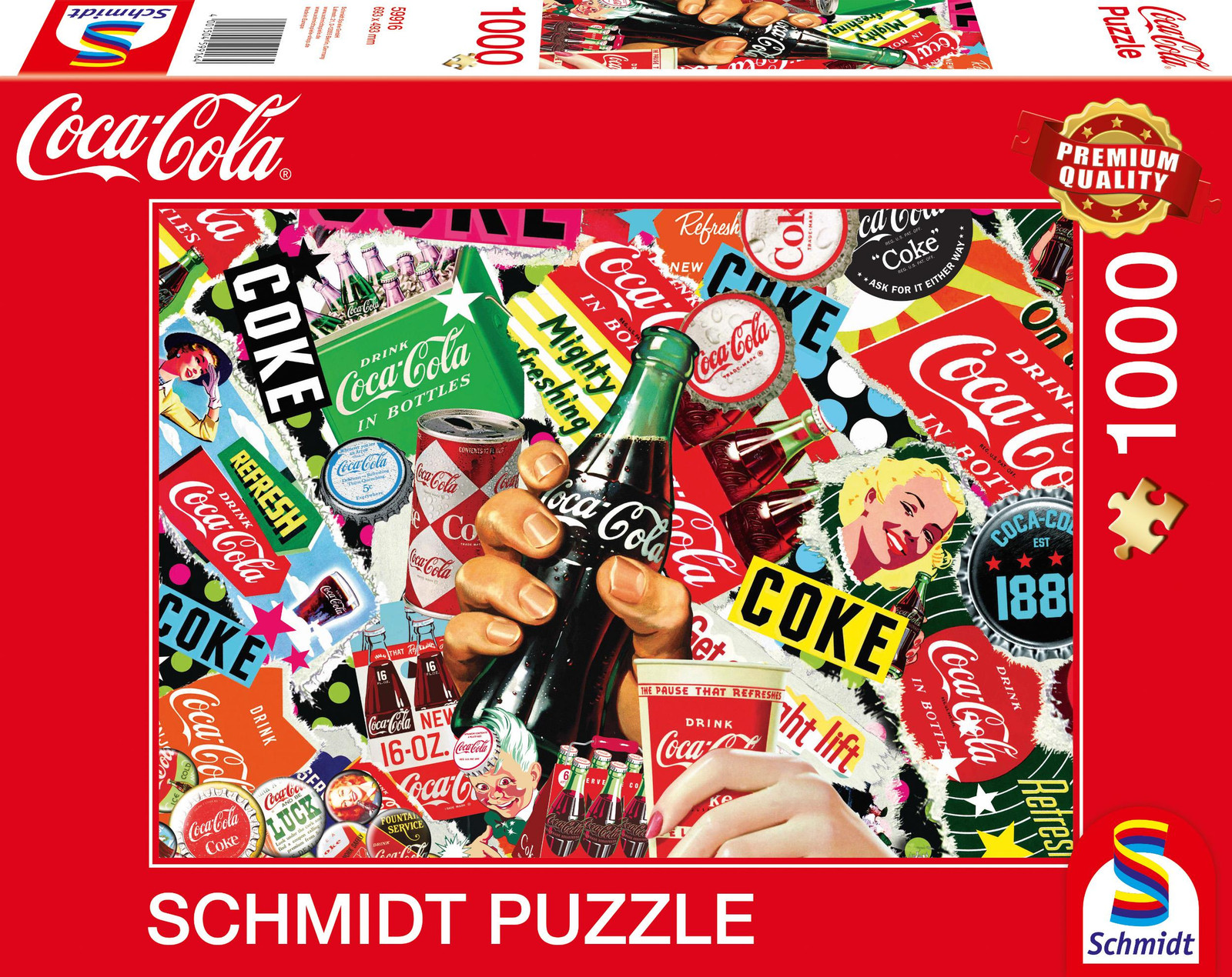 Schmidt Spiele Coca-Cola 1000 stuks
