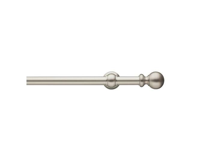 Vorhangstange, Nickelfarben, Metall, 410 cm, Heimtextilien, Vorhänge, Vorhangstangen, Vorhangstangenset