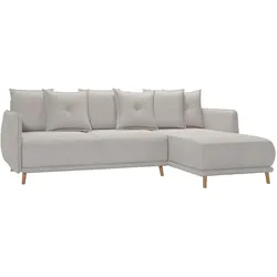ECKSOFA Chroma Beige Luxusmicrofaser
