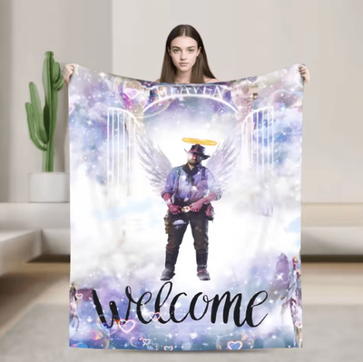 Inspire Curations Arthur Morgan Soft Flannel Throw Blanket 114jdt101 40x60in(100cmx150cm)