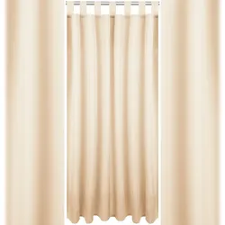 Bestlivings Dekoschal Ellen Schlaufen, 140x245 cm - Beige