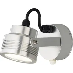 Konstsmide Wandleuchte/Strahler Monza, Aluminium, mit Sensor (7942-310)