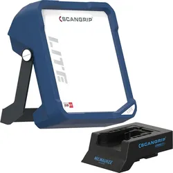 SCANGRIP Akku LED Baustrahler Arbeitsleuchte Lampe VEGA LITE für Milwaukee 18V