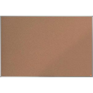 Nobo Pinnwand Essence 1903966, braun, aus Kork, mit Aluminiumrahmen, 150 x 100 cm