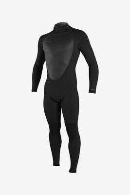 O'Neill s Epic 3/2mm Back Zip Full Wetsuit in Black, Size LT