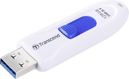 Transcend JetFlash 790 USB-Stick 128 GB Weiß, Blau TS128GJF790W USB-A (USB 3.1 Gen 1)