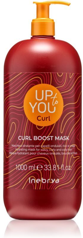 Inebrya Up To You Curl Boost Mask masque hydratant pour cheveux bouclés et frisés 1000 ml